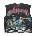 Godspeed Checkmate Canotta T-Shirt con Lavaggio Nero
