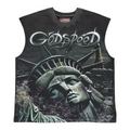 Godspeed Sunken Liberty 2 T-shirt senza maniche Lavaggio Nero