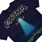 Godspeed O.B.E Abduction T-Shirt Navy - Image 3
