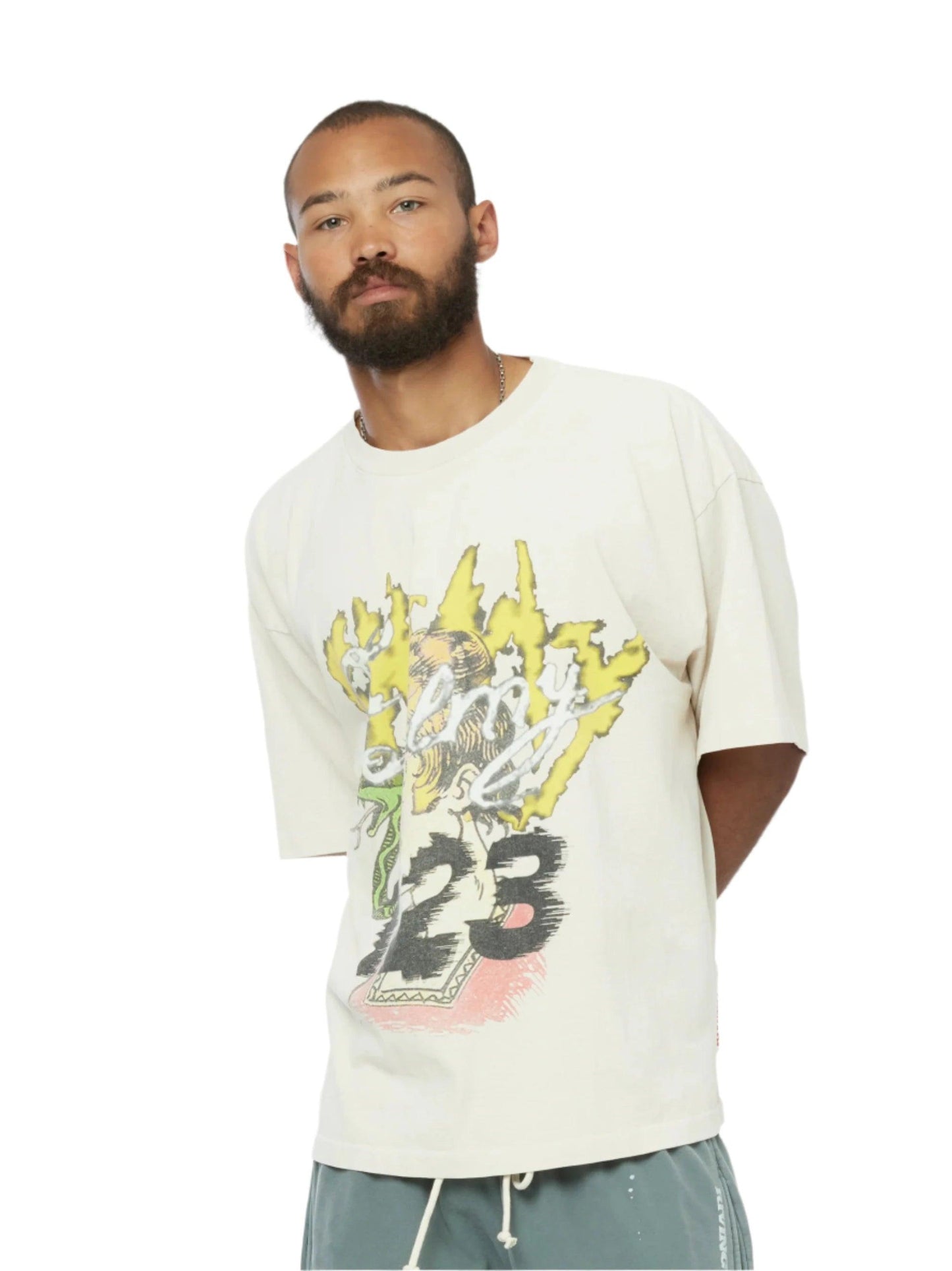 RRR123 CVA Snake Tee Vintage White