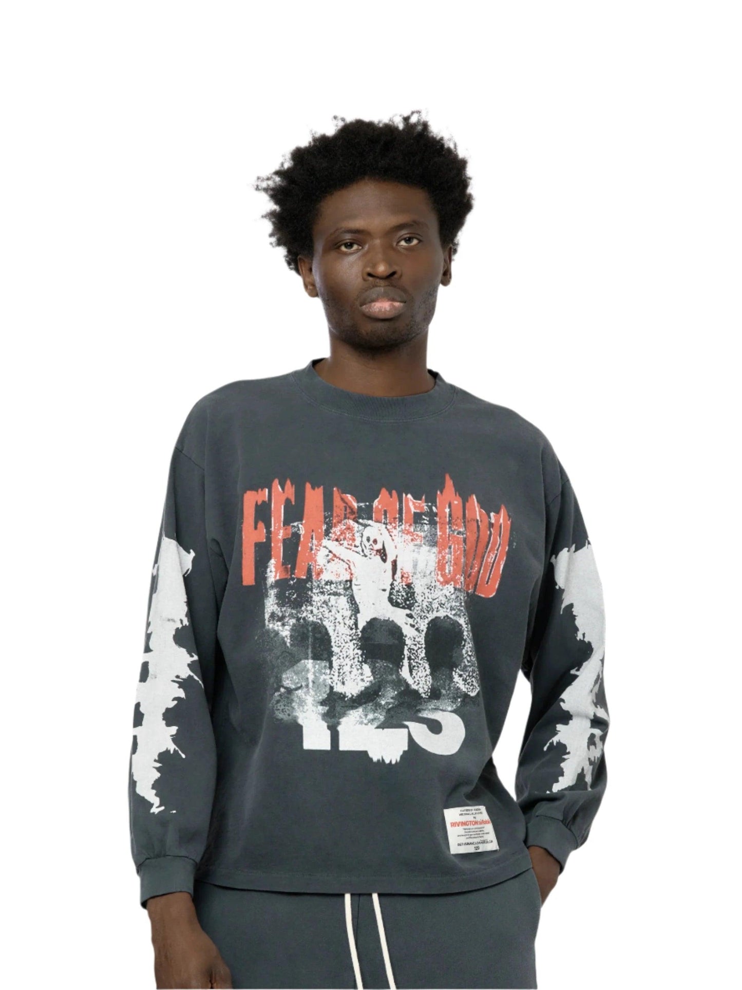 RRR123 X Fear of God Look, Its The Enemy LS Tee