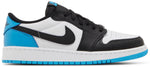Air Jordan 1 Retro Low OG Black Dark Powder Blue (GS) - Image 1