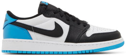 Air Jordan 1 Retro Low OG Nero Blu Polvere Scuro (GS)