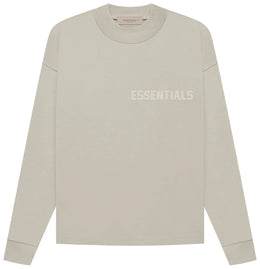 Fear of God Essentials T-shirt a maniche lunghe Fumo