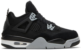 Air Jordan 4 Retro Tela Nera (GS)