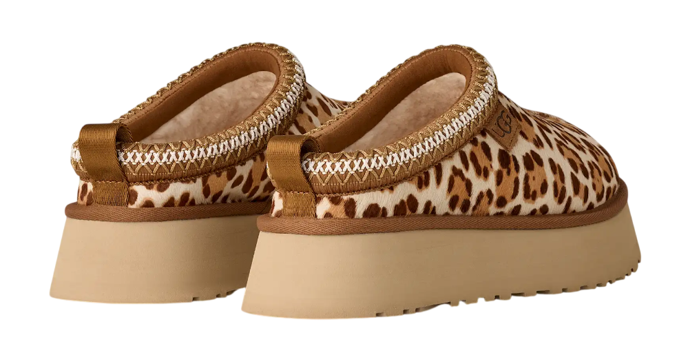 UGG Tazz Plains Slipper Chestnut Felicity Leopard Jasmine (Women's)