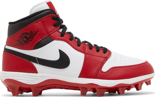 Air Jordan 1 Mid Alpha Menace Football Cleats Chicago