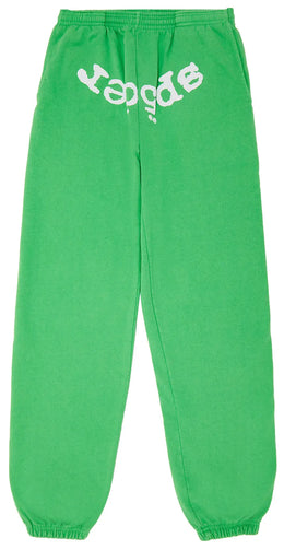 Pantaloni della tuta Sp5der Legacy Web Verde