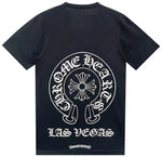 Chrome Hearts Las Vegas T-shirt a Tasca Esclusiva Nera - Image 12