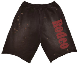 Sp5der x Cactus Jack Days Before Rodeo Shorts Marrone