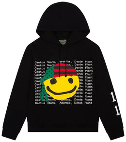 Denim Tears x CPFM Cactus Tears Felpa con Cappuccio Nero