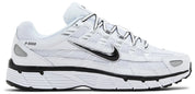 Nike P-6000 White Metallic Silver Black