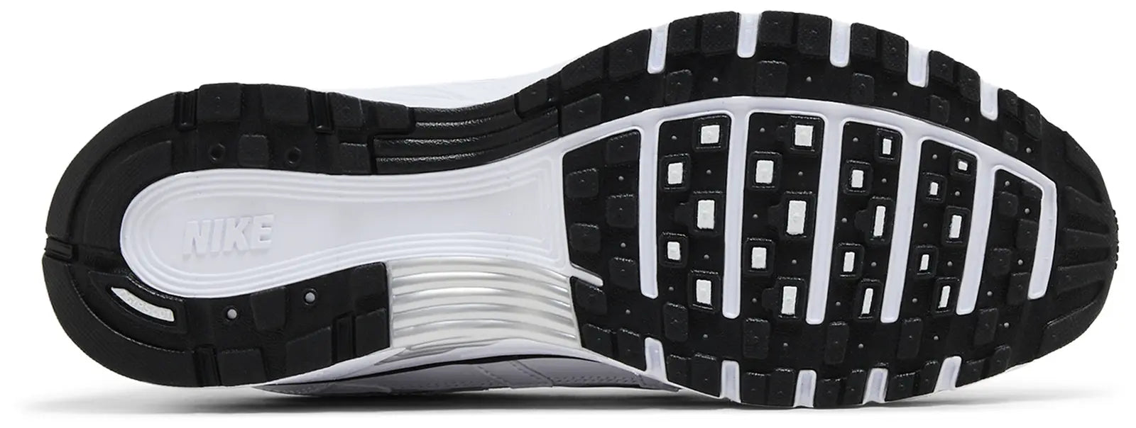Nike P-6000 White Metallic Silver Black