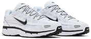 Nike P-6000 White Metallic Silver Black