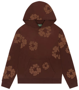 Denim Tears Mono Cotton Wreath Felpa con Cappuccio Marrone