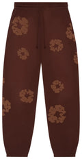 Denim Tears Pantaloni della tuta Mono Cotton Wreath Marrone
