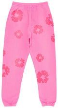 Denim Tears Mono Coroncina di Cotone Pantaloni della Tuta Iper Rosa