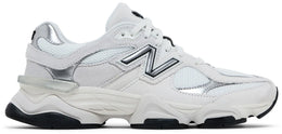 New Balance 9060 Bianco Nero Argento Metallico