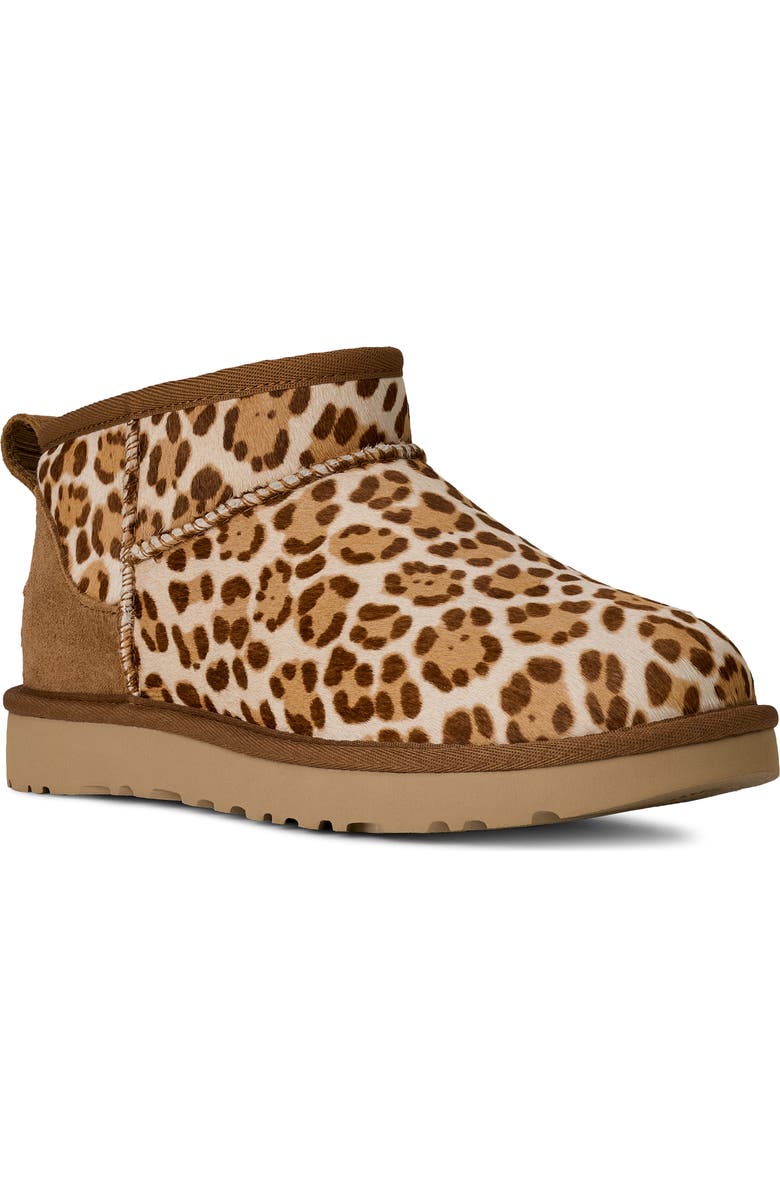 UGG Ultra Mini Classic Boot Chestnut Felicity Leopard Jasmine (Women's)