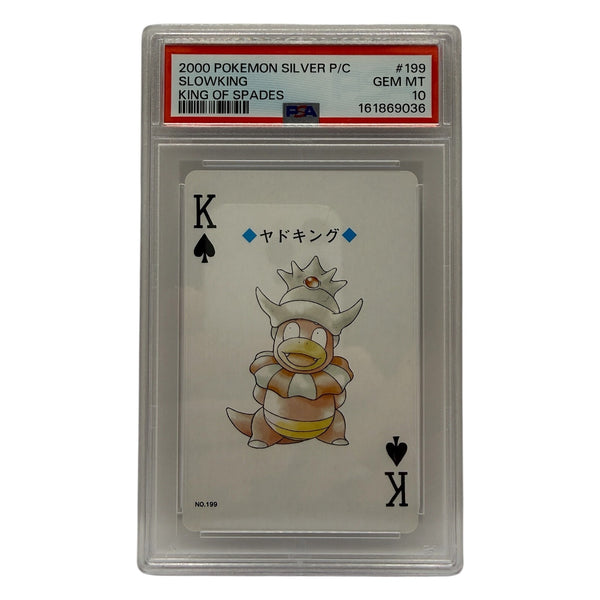2000 Pokémon Silver Playing Cards Slowking King of Spades #199 PSA 10 GEM MINT — photo 1