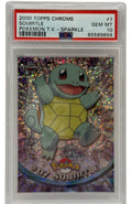 2000 Topps Chrome Pokémon T.V. Squirtle Sparkle #7 PSA 10 GEM MINT