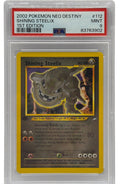 2002 Pokémon Neo Destino Steelix Lucente 1ª Edizione #112 PSA 9 MINT