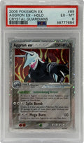 2006 Pokémon Guardiani di Cristallo Aggron EX Holo 89/100 PSA 6 EX-MT