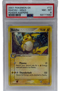 2007 Pokémon EX Power Keeps Raichu Olografica 12/108 PSA 8 Quasi Nuovo - Nuovo