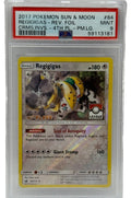 2017 Lega Pokémon Crismon Invasion Regigigas 1° Posto Olo Inverso 84/111 PSA 8 QUASI NUOVO - ECCELLENTE