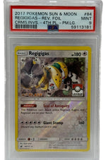 2017 Pokémon League Crismon Invasion Regigigas 1st Place Reverse Holo 84/111 PSA 8 NEAR MINT - MINT - Image 1