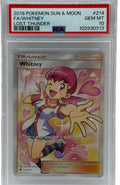 2018 Pokémon Tuoni Perduti Whitney Full Art 214/214 PSA 10 GEM MINT