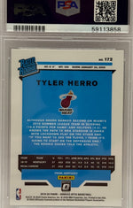 2019 Panini Donruss Optic Tyler Herro Base Rookie Card #172 PSA 10 GEM MINT - Image 4