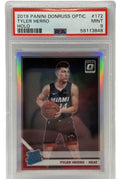 2019 Panini Donruss Optic Tyler Herro Holo Carta Rookie #172 PSA 9 MINT