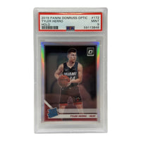 2019 Panini Donruss Optic Tyler Herro Holo Rookie-Karte #172 PSA 9 Neuwertig