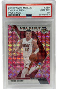 2019 Panini Mosaic Carta Rookie di Tyler Herro Rosa Mimetica #223 PSA 10 GEM MINT