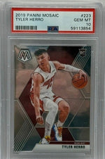 2019 Panini Mosaic Tyler Herro Rookie Card #223 PSA 10 GEM MINT - Image 3