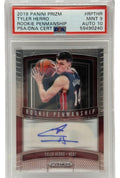 2019 Panini Prizm Carta di Tyler Herro Rookie Penmanship #RPTHR PSA 9 MINT e AUTO 10