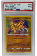 2020 Pokémon Voltaggio Brillante Zamazenta Rara Straordinaria 102/185 PSA 9 MINT