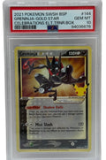 2021 Pokémon SWSH Celebrazioni ETB Greninja Stella d'Oro SWSH144 PSA 10 GEM MINT