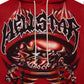 Hellstar Halloween Skeleton Airbrushed Hoodie Red