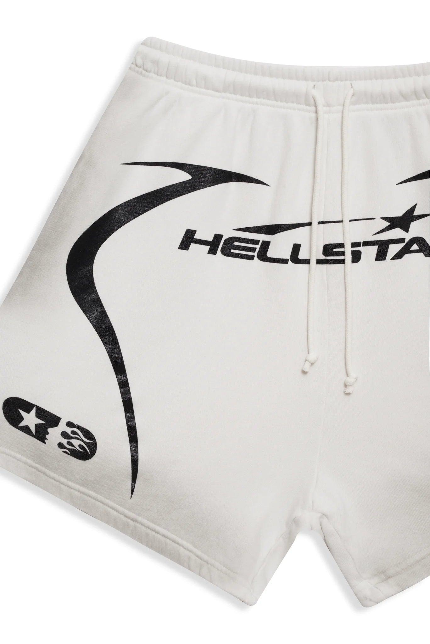 Hellstar Studios Warm Up Shorts White