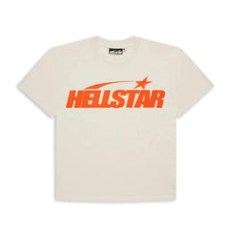 Hellstar Studios T-Shirt Classica Gel Beige e Arancione