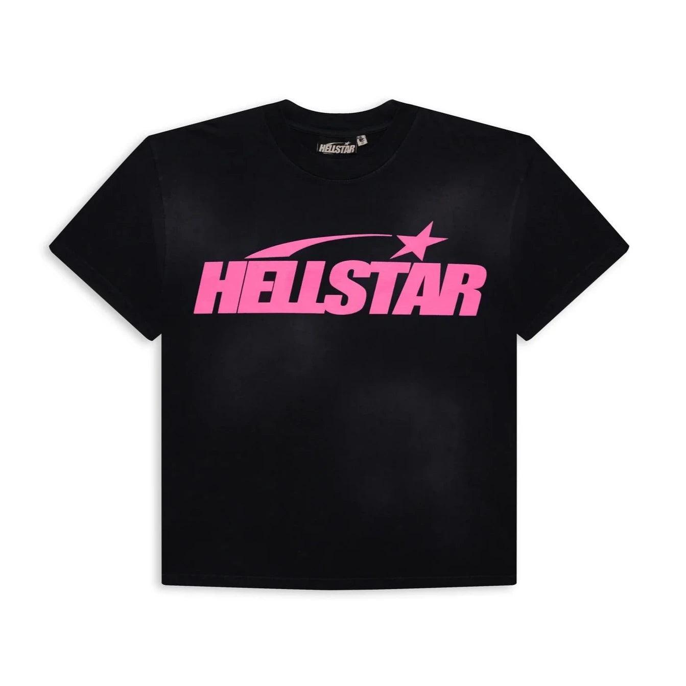 Hellstar Studios Classic T-Shirt Black & Pink