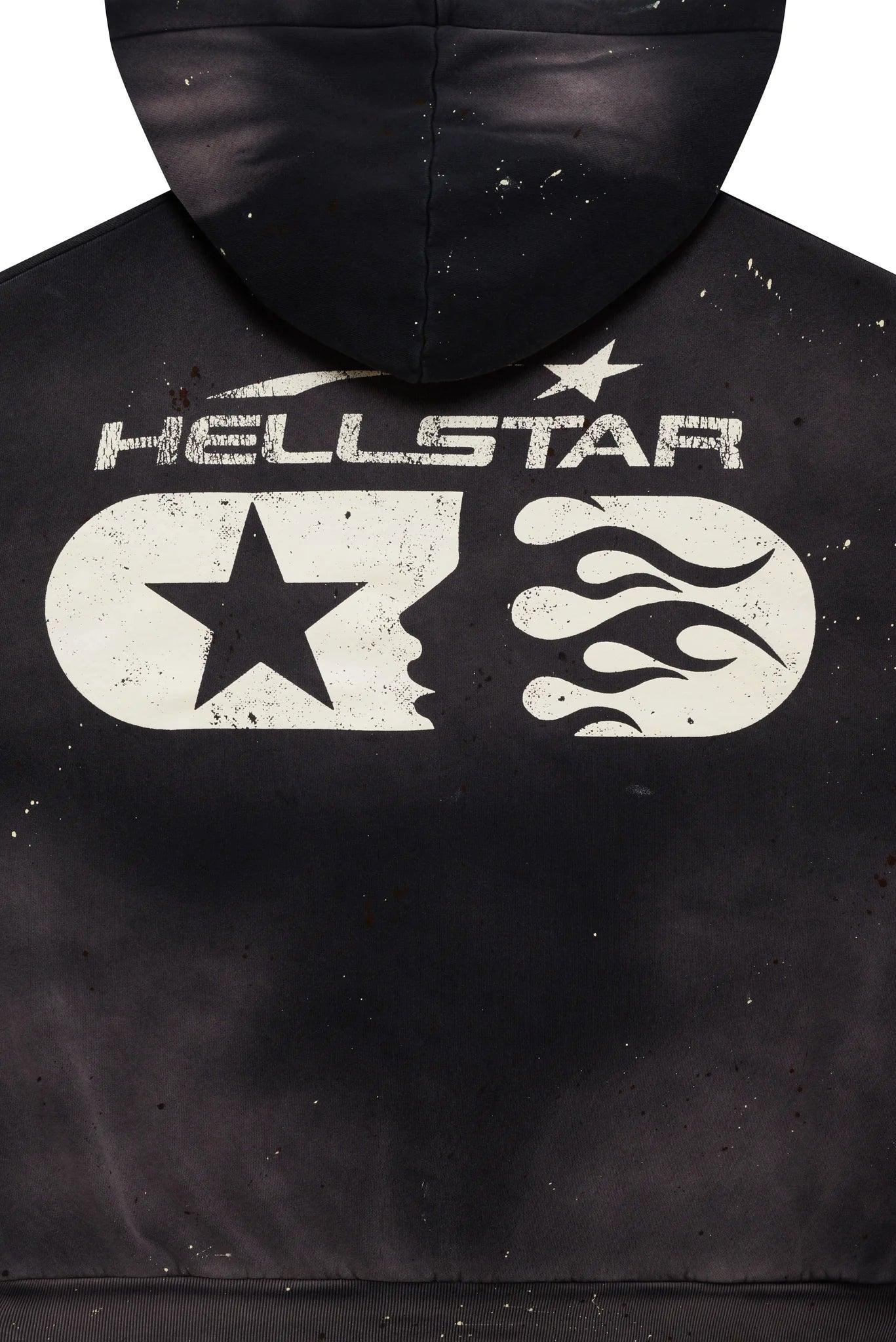 Hellstar Studios Zip Hoodie Black