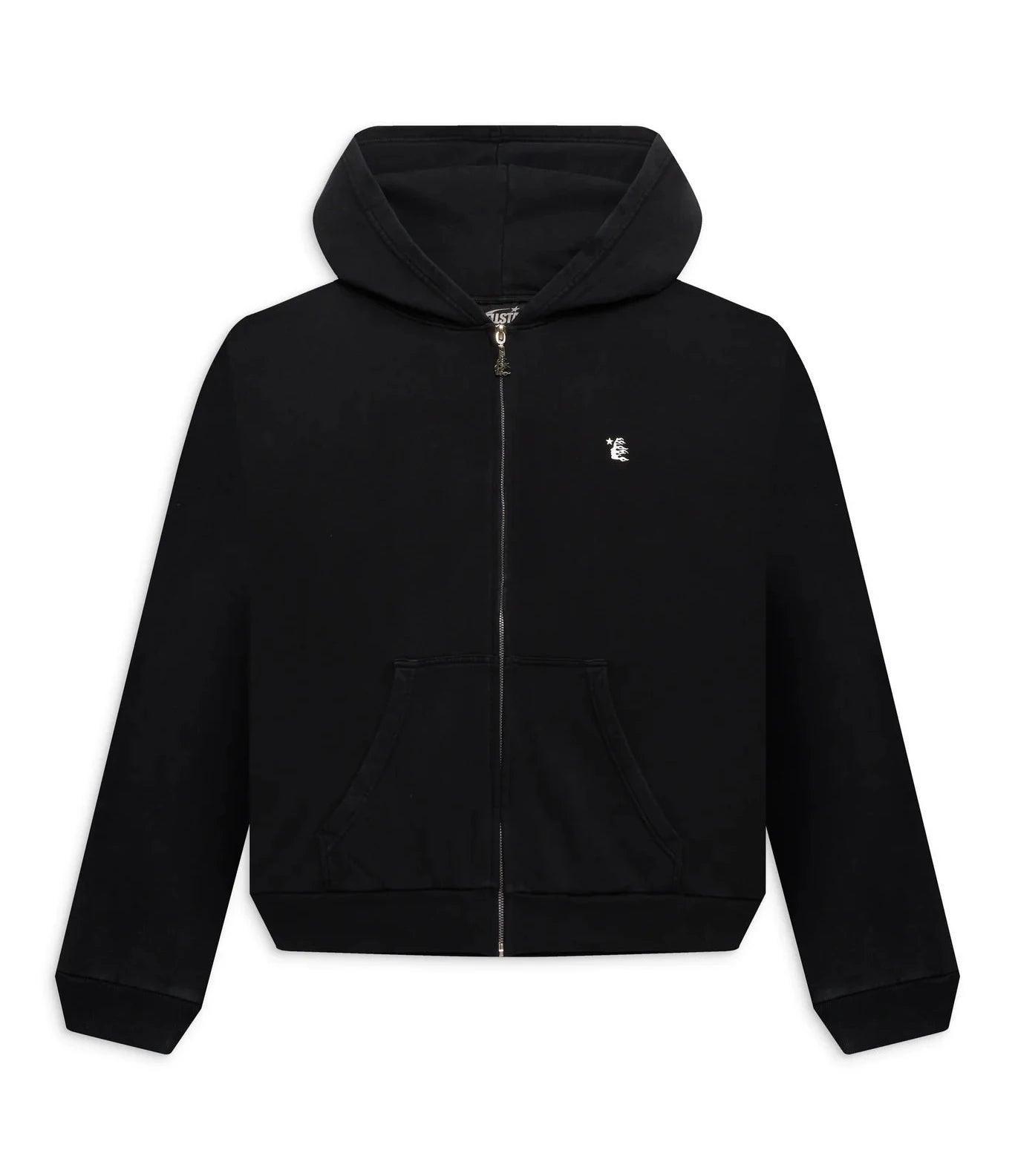 Hellstar Essentials Zip Hoodie Black