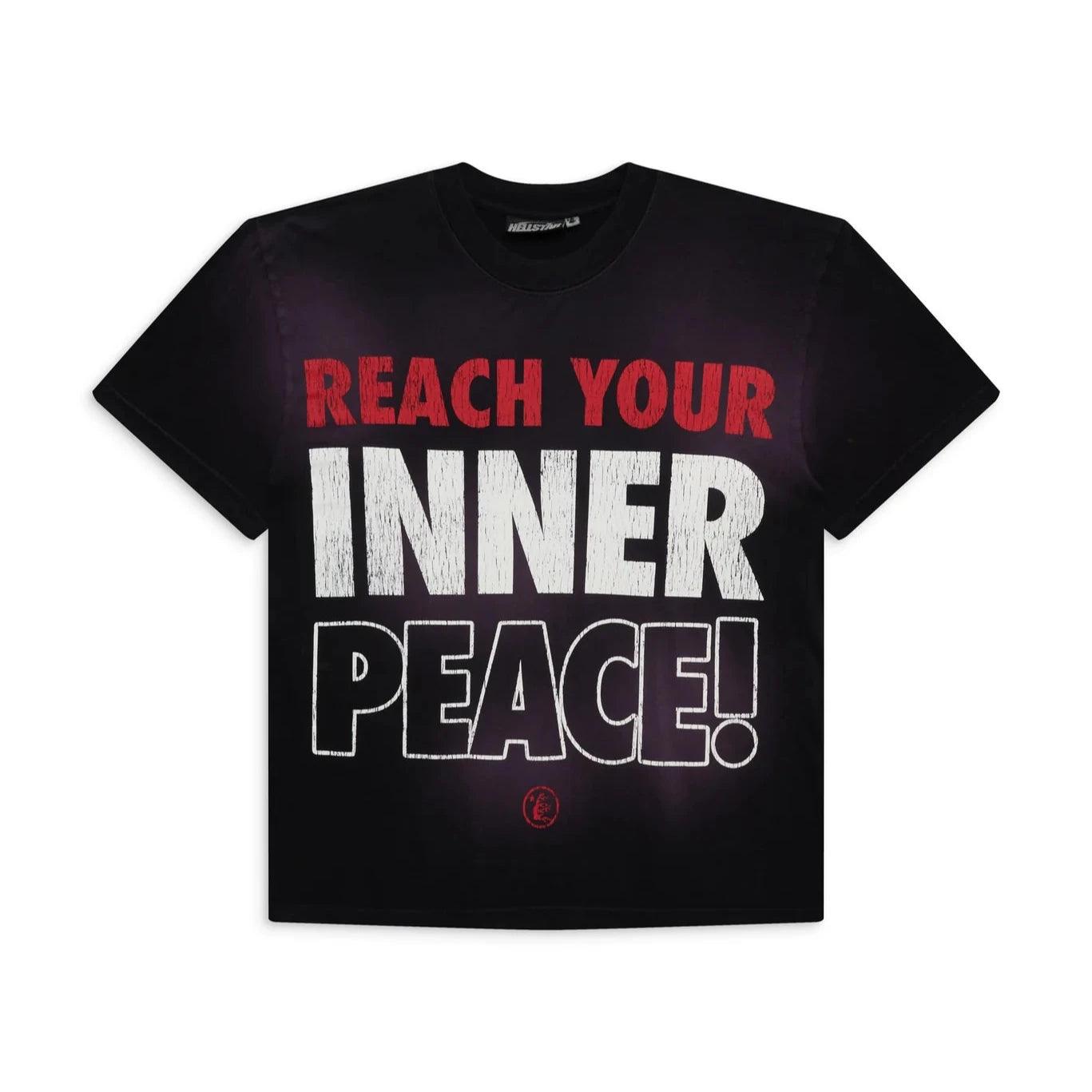 Hellstar Inner Peace T-Shirt Black & Red