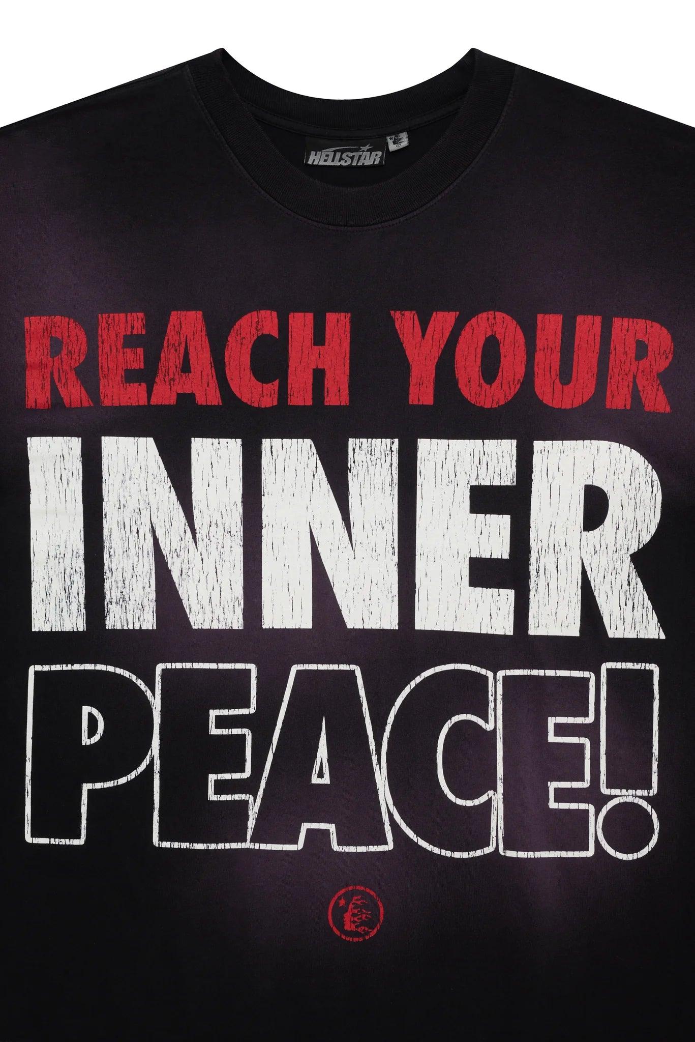 Hellstar Inner Peace T-Shirt Black & Red