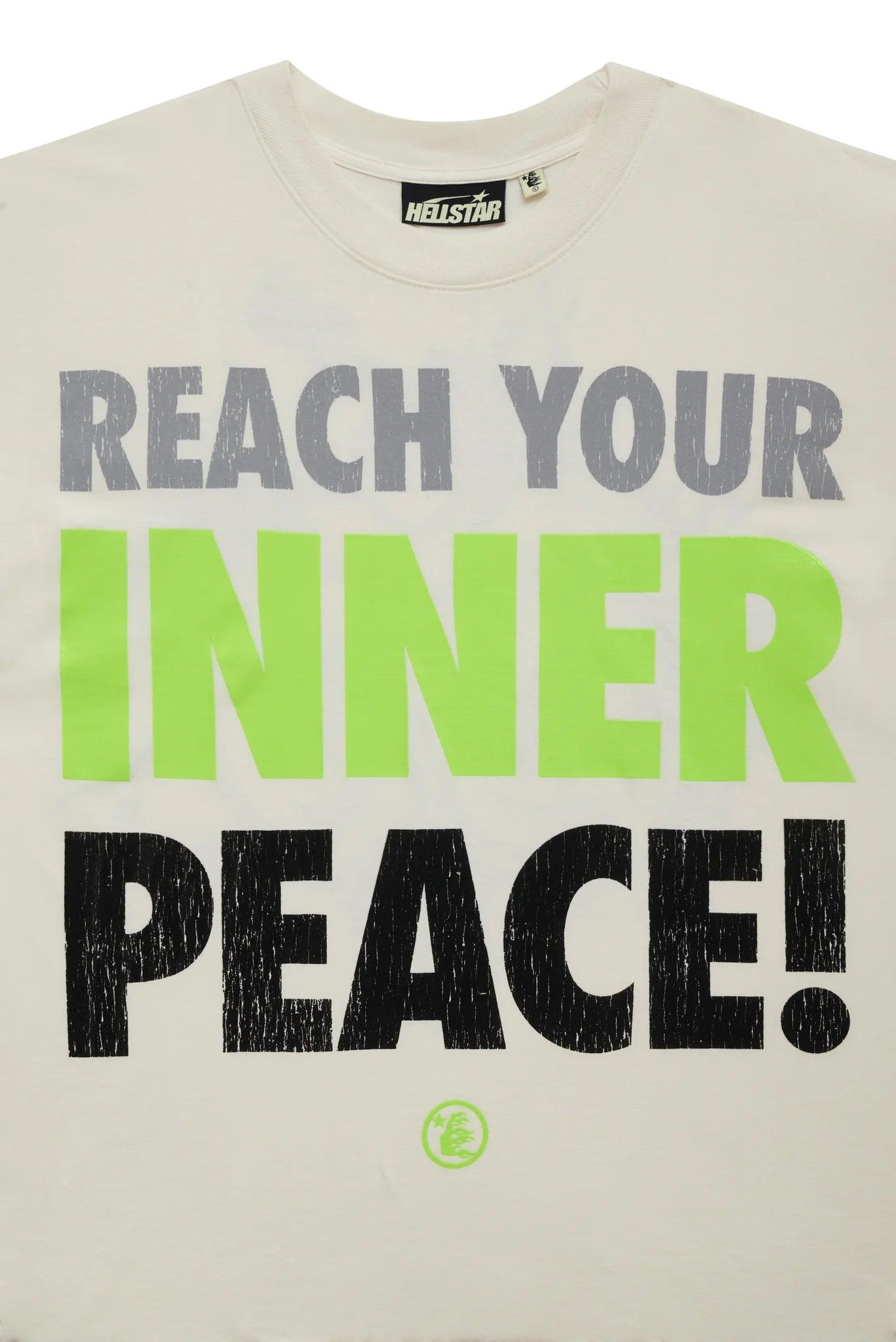 Hellstar Inner Peace T-Shirt White & Green