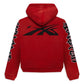 Hellstar Halloween Skeleton Airbrushed Hoodie Red