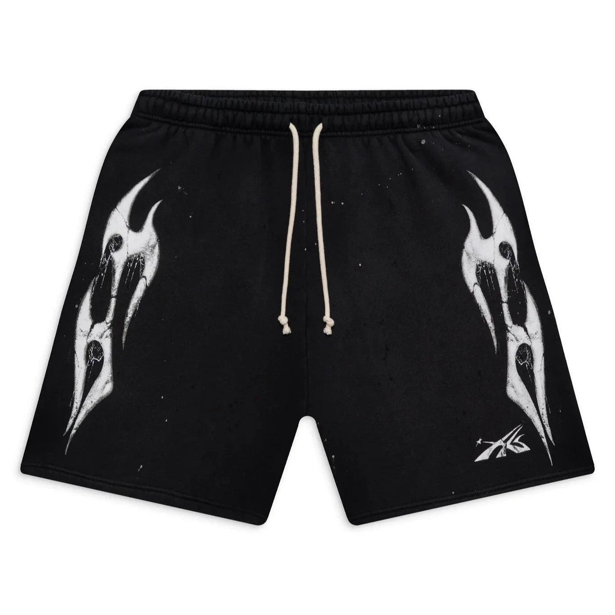 Hellstar Spiderweb Sport Logo Shorts Black